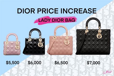 dior next price increase|Dior purses price increase.